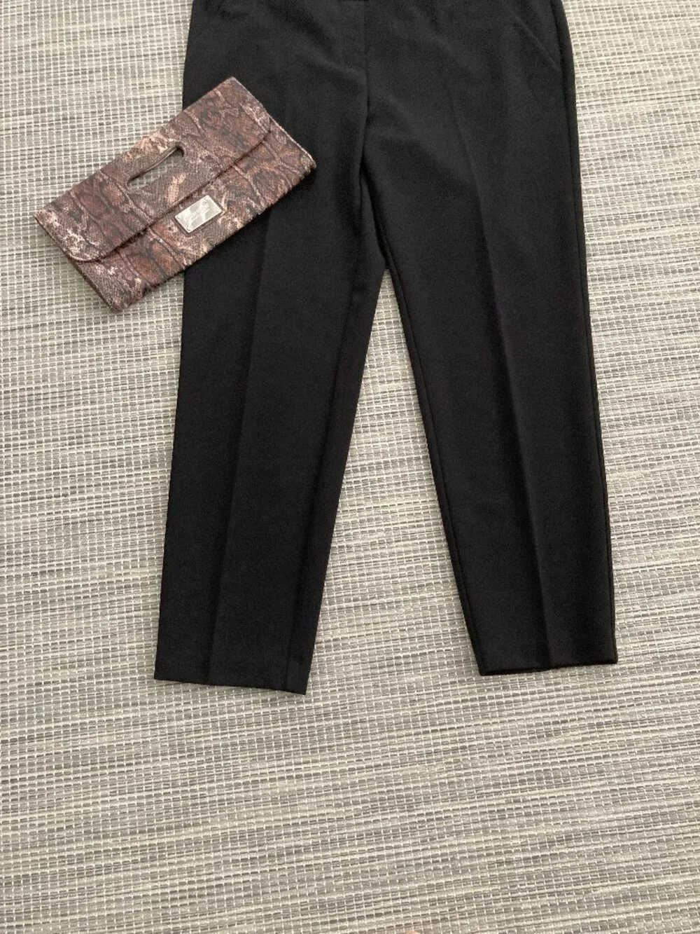 Soho  Pull On Black Straight Leg Pant X Large
